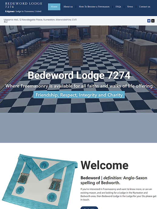 Bedeword Lodge - A Brochure website by Spa Web Design