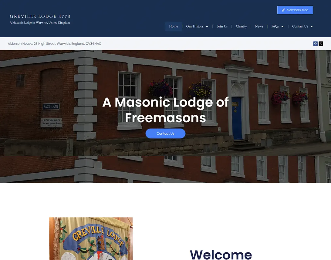 Greville Lodge 4773 WordPress website designed by SPA Web Design